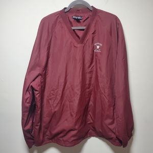 Sport Tek Graceland Golf Classic Windbreaker Size 2XL Elvis Presley Maroon